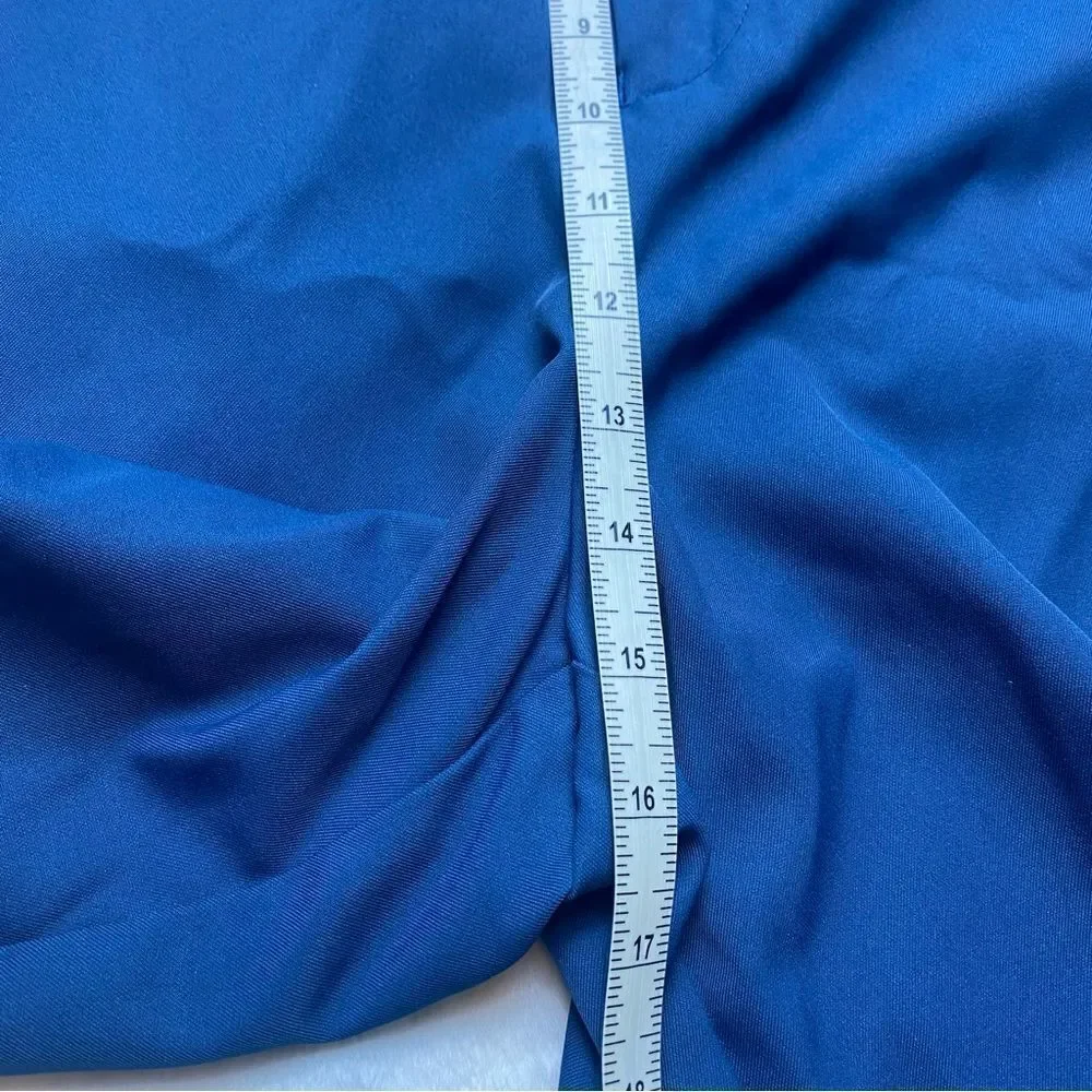 Peter Millar Wicking Blue Flat Front Shorts Size 42